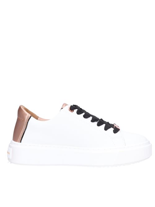 Leather and faux leather sneakers ALEXANDER SMITH | N1D 02WCP LONDONBIANCO-RAME