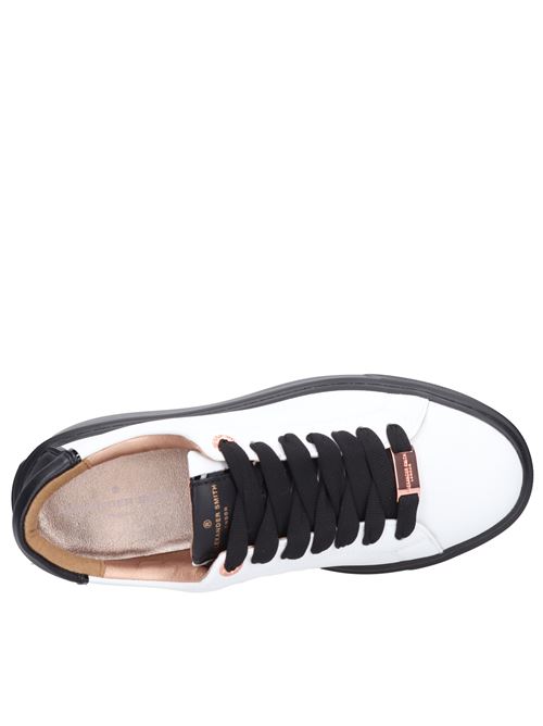 Leather and faux leather trainers ALEXANDER SMITH | N1D 04WBK LONDONBIANCO-NERO