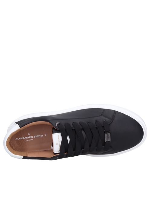 Leather and faux leather sneakers ALEXANDER SMITH | N1U 10BWT LONDONNERO-BIANCO