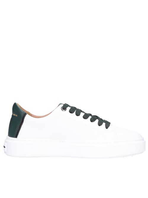 Leather and faux leather sneakers ALEXANDER SMITH | N1U 10WGN LONDONBIANCO-VERDE
