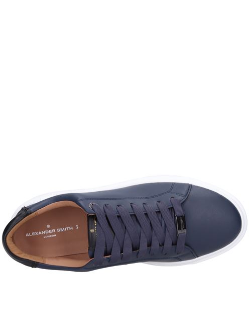 Leather and faux leather sneakers ALEXANDER SMITH | N1U 12BLE LONDONBLU