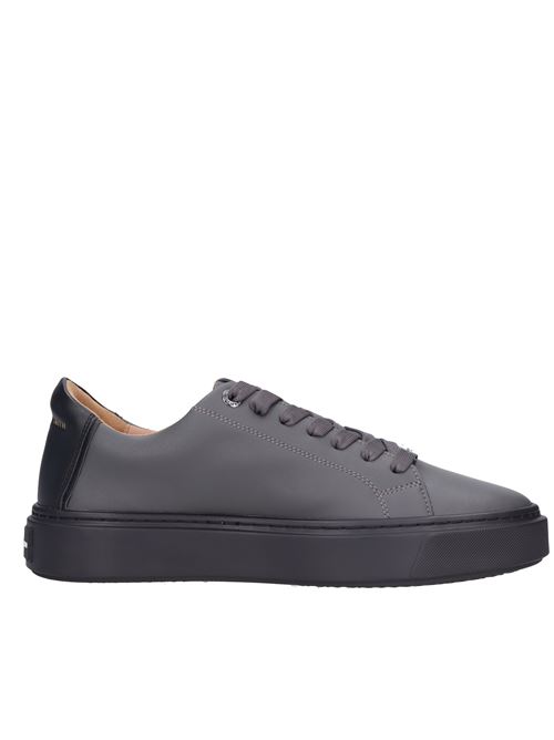 Leather and faux leather sneakers ALEXANDER SMITH | N1U 14DGY LONDONGRIGIO