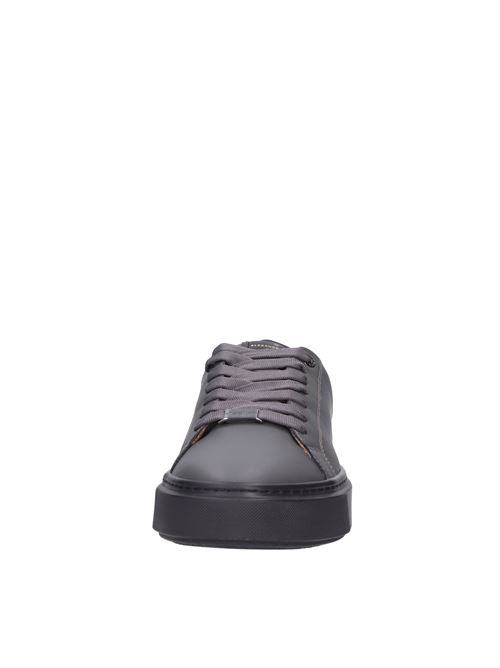 Leather and faux leather sneakers ALEXANDER SMITH | N1U 14DGY LONDONGRIGIO