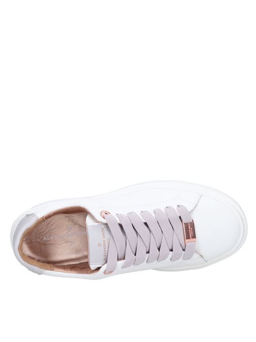 Leather and faux leather sneakers ALEXANDER SMITH | N2D 76WPY LONDONBIANCO-GRIGIO