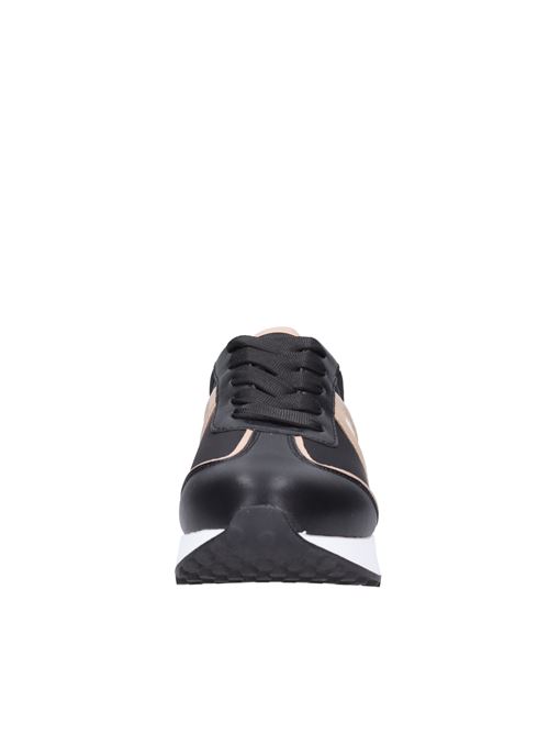 Leather and textile sneakers ALEXANDER SMITH | P1D 62BSN PICCADILLYNERO-SABBIA