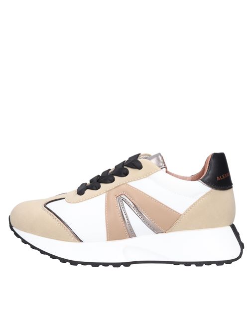 Sneakers in pelle e tessuto ALEXANDER SMITH | P1D 62WSD PICCADILLYBIANCO-SABBIA