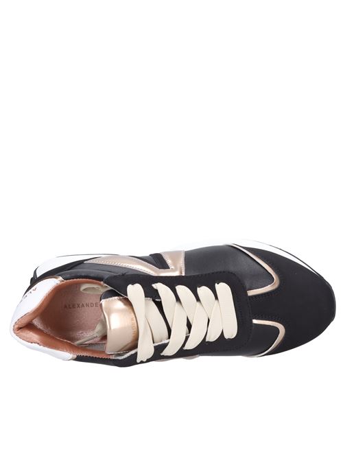 Leather and textile sneakers ALEXANDER SMITH | P1D 70BCP PICCADILLYNERO-RAME