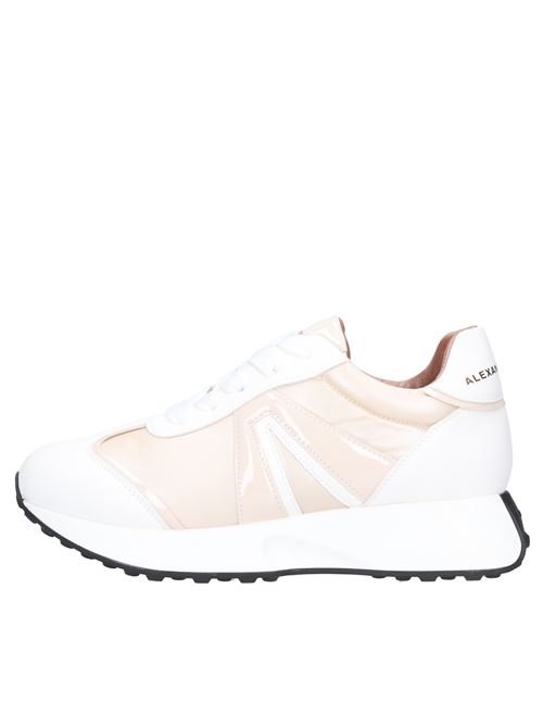 Sneakers in pelle e tessuto ALEXANDER SMITH | P2D 95SWT PICCADILLYSABBIA-BIANCO