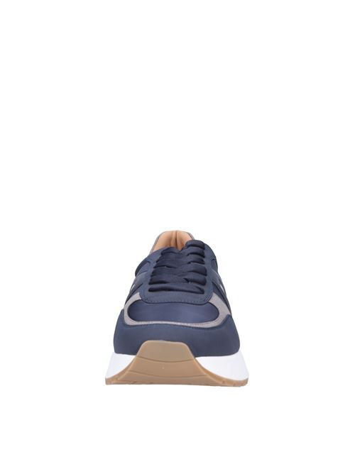 Fabric and faux leather sneakers ALEXANDER SMITH | S1U 94BLE HYDEBLU