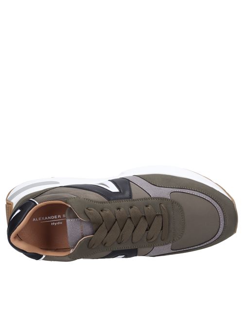 Fabric and faux leather sneakers ALEXANDER SMITH | S1U 94MTY HYDEMILITARE