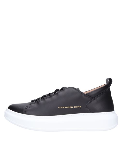 Leather and faux leather sneakers ALEXANDER SMITH | W1U 80BLK WEMBLEYNERO