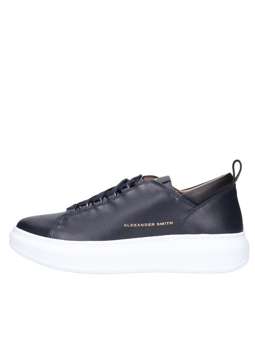 Leather and faux leather sneakers ALEXANDER SMITH | W1U 84BLE WEMBLEYBLU