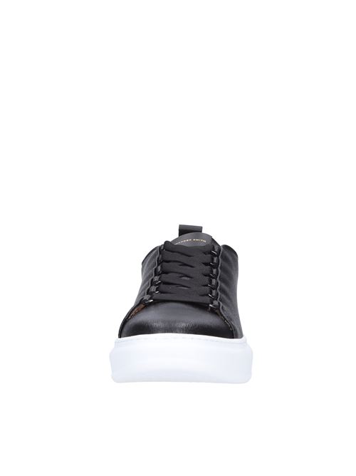 Leather and faux leather sneakers ALEXANDER SMITH | W1U 84BLK WEMBLEYNERO