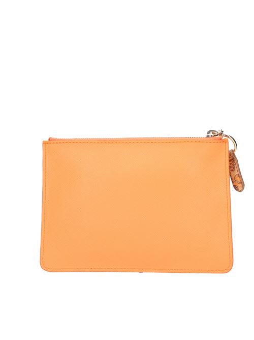 Multi-material wallet/clutch bag ALVIERO MARTINI 1a CLASSE | PE51 9407 PEARANCIONE