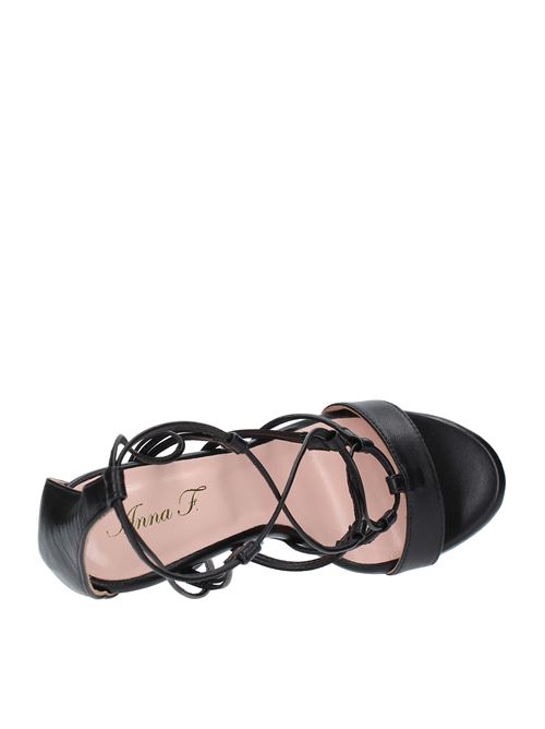 Nappa leather sandals ANNA F. | 3411NERO