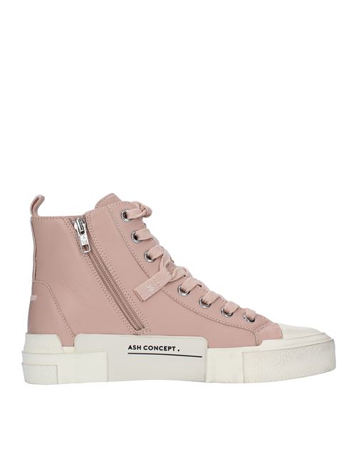 Sneakers alte modello GHIBLY BIS in pelle ASH | GHIBLY BISPINKSALT