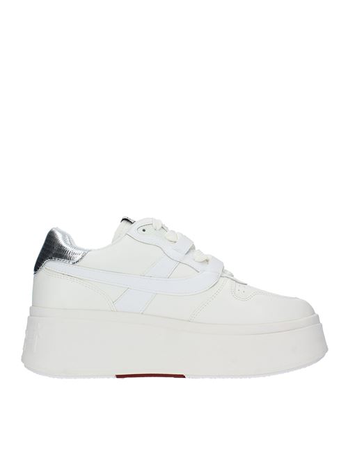 MATCH trainers in leather ASH | MATCHPELLE BIANCO-ARGENTO