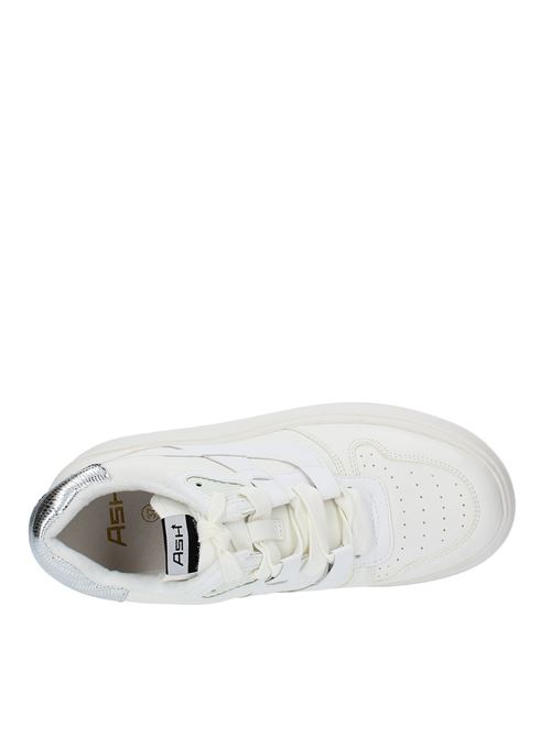 Sneakers modello MATCH in pelle ASH | MATCHPELLE BIANCO-ARGENTO
