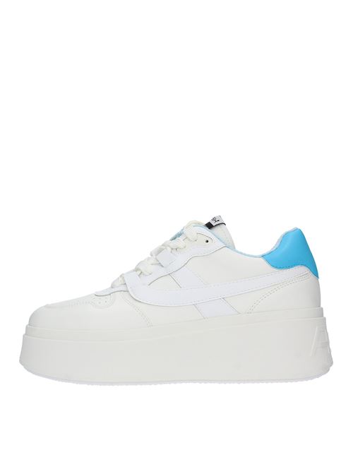 MATCH trainers in leather ASH | MATCHPELLE BIANCO-CELESTE