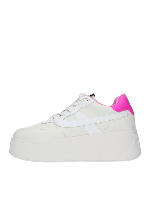 MATCH trainers in leather ASH | MATCHPELLE BIANCO-FUXIA