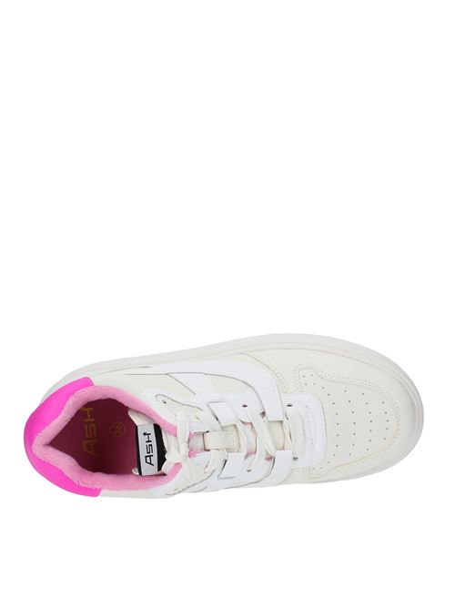 MATCH trainers in leather ASH | MATCHPELLE BIANCO-FUXIA