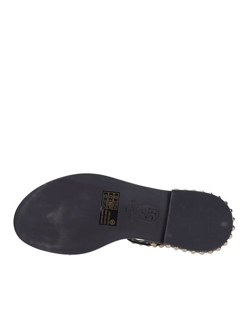 Flat thong sandals in leather ASH | PAROSNERO