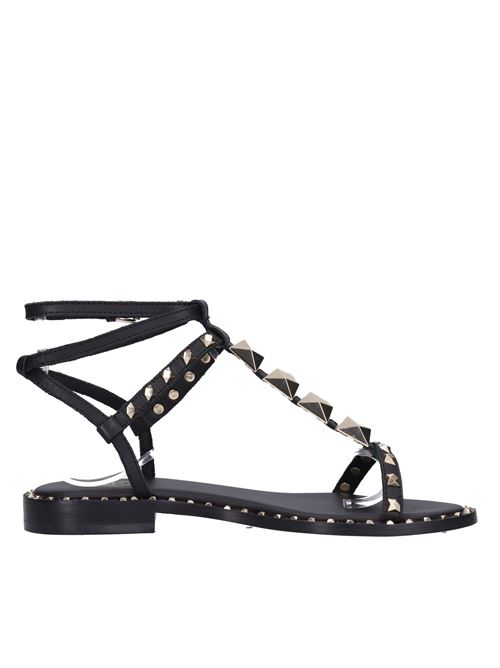 Flat leather sandals ASH | PARTYNERO
