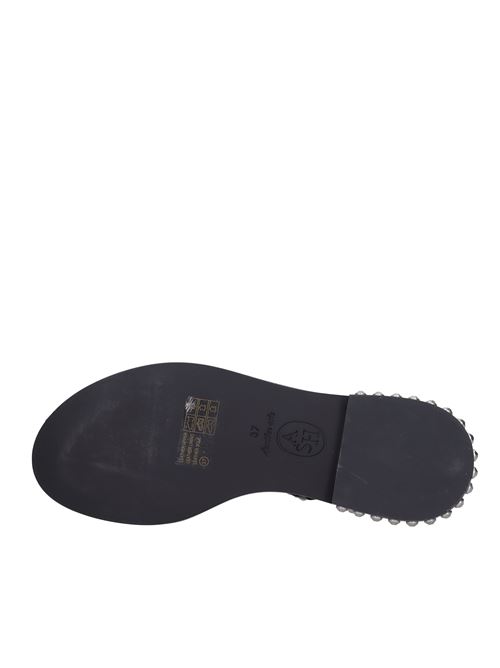 Flat leather sandals ASH | PETRANERO