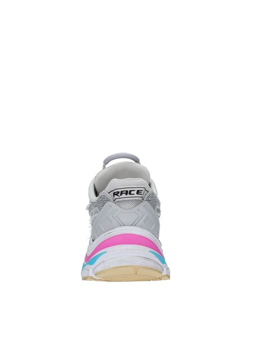 RACE trainers in fabric ASH | RACE STRASSSILVER
