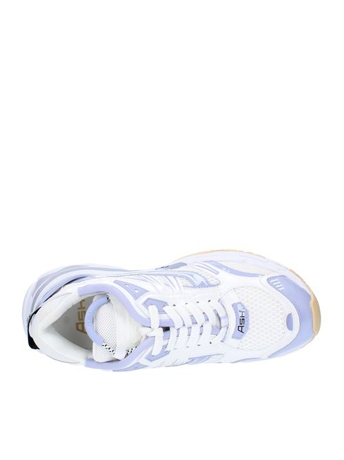 RACE ASH trainers in faux leather and fabric ASH | RACEBIANCO-LILLA