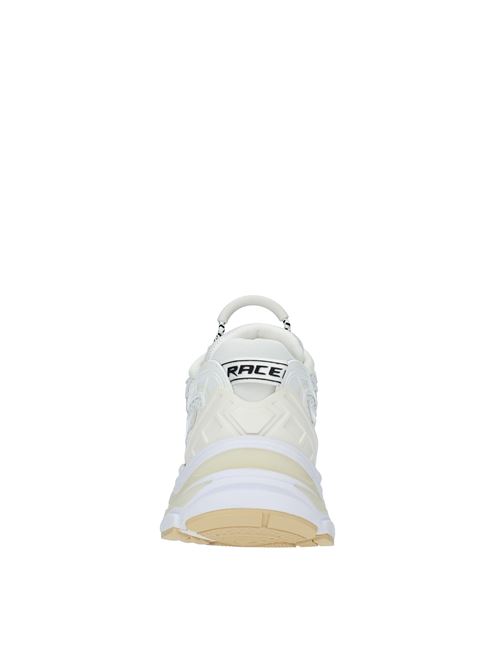 RACE model trainers in faux leather and fabric ASH | RACEBIANCO