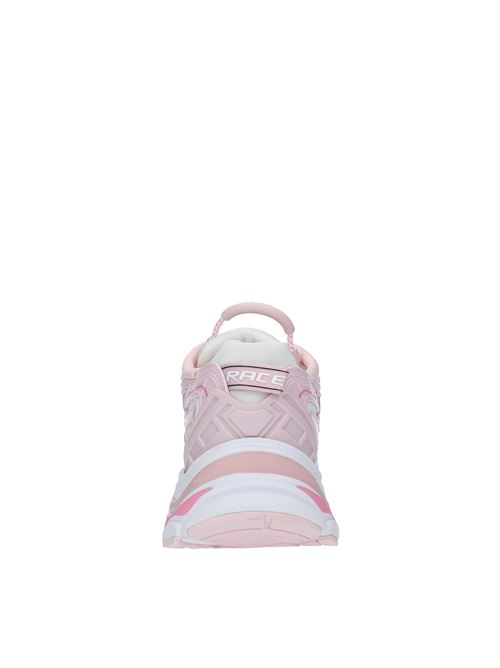 RACE model trainers in faux leather and fabric ASH | RACEPINK
