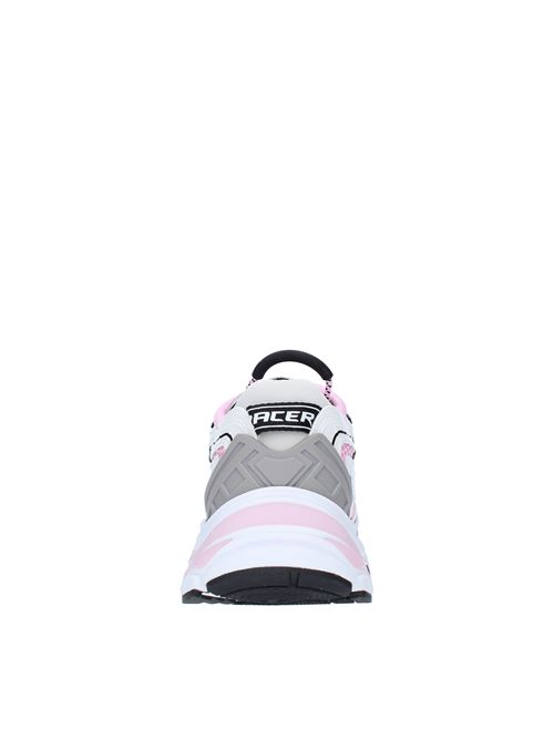 Sneakers modello RACE ASH in ecopelle e tessuto ASH | RACEROSA-BIANCO-NERO