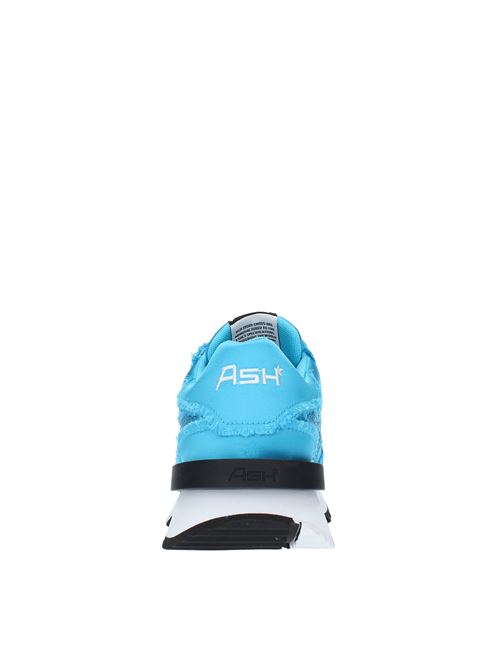 Fabric trainers model TOXIC ASH | TOXIC SATINTURQUOISE