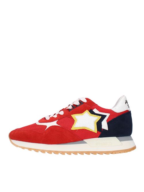 Suede and fabric trainers ATLANTIC STARS | DRACOC RVRB DR11ROSSO-BLU