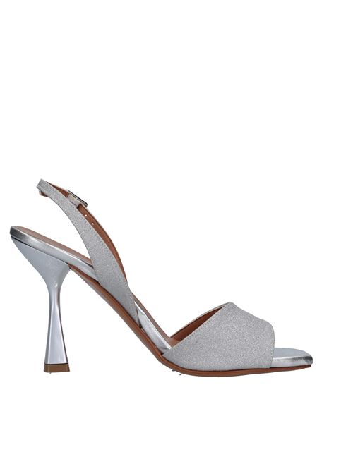 Faux leather and fabric sandals BAILLY | 211L NESCHARGENTO