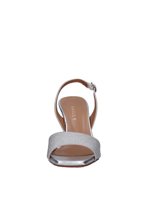Faux leather and fabric sandals BAILLY | 211L NESCHARGENTO