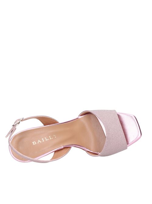 Faux leather and fabric sandals BAILLY | 211L NESCHROSA