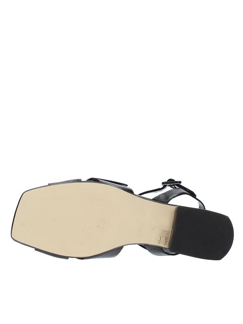 Leather sandals CARMENS | 49165NERO