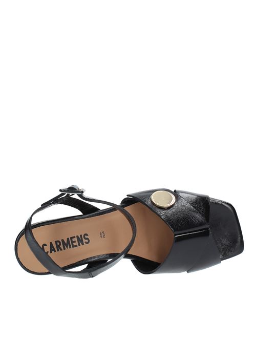 Leather sandals CARMENS | 49165NERO