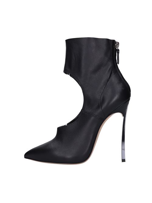 Blade ankle boots in leather CASADEI | 1H964W120MNERO