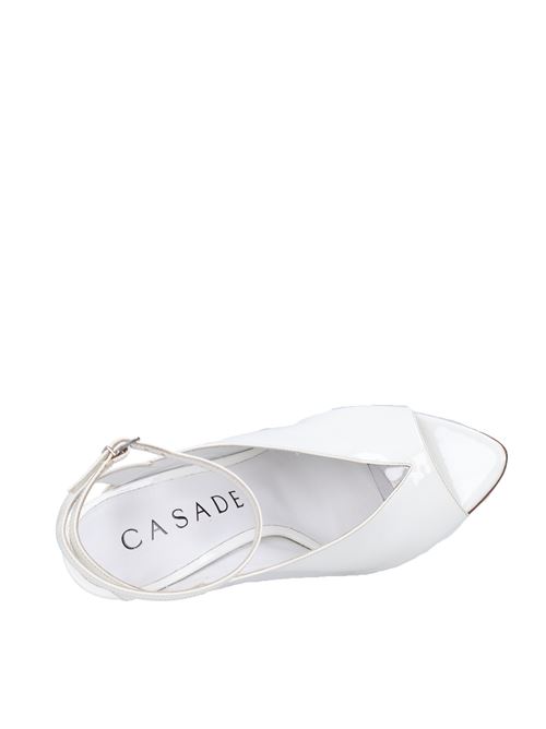 Patent leather and plexi sandals CASADEI | 1L077V1001BIANCO