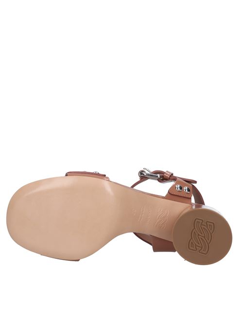 Patent leather sandals CASADEI | 1L107V0801ANTILOPE