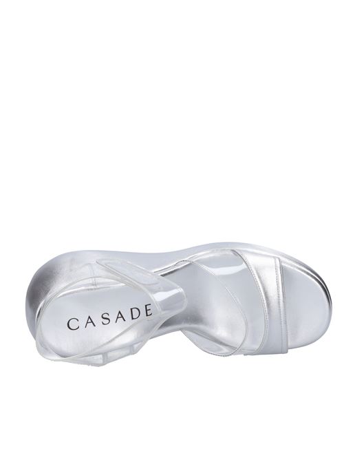 Plexi and leather sandals CASADEI | 1L157V0801ARGENTO