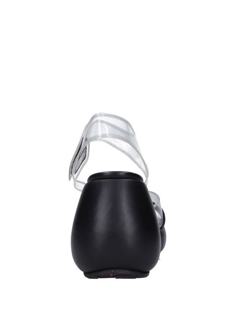 Plexi and leather sandals CASADEI | 1L157V0801NERO