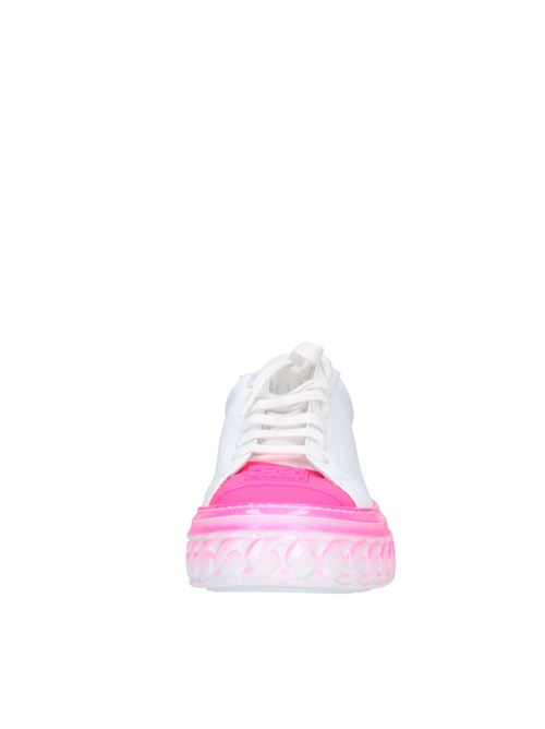 Sneakers in pelle CASADEI | 2X938V0201BIANCO-SHOCKING PINK