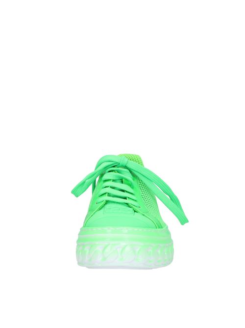Leather and fabric sneakers CASADEI | 2X948V0201VERDE