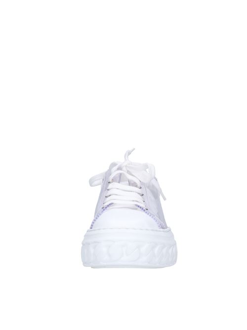 Leather and plex sneakers CASADEI | 2X967V0201BIANCO