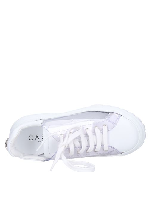 Leather and plex sneakers CASADEI | 2X967V0201BIANCO