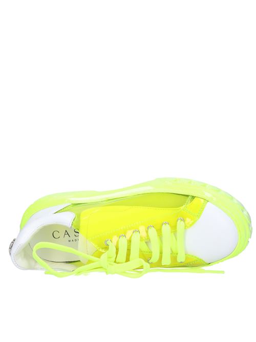 Sneakers in pelle e plexy CASADEI | 2X968V0201BIANCO-GIALLO